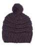 BIG LOVE Merino Wool Beanie - Dark Purple
